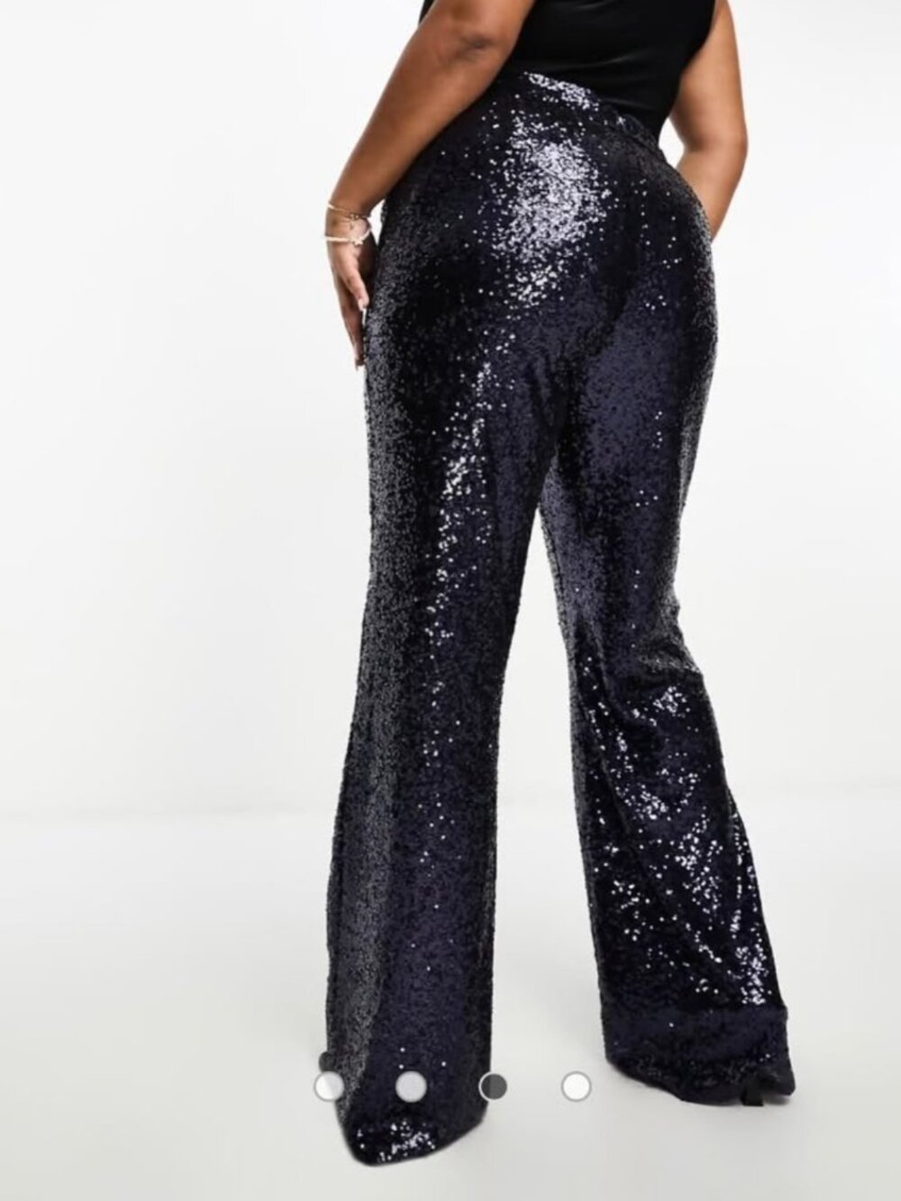 COLLECTIVE WOMEN'S WIDE LEG SEQUIN PANTS NWT SIZE 20